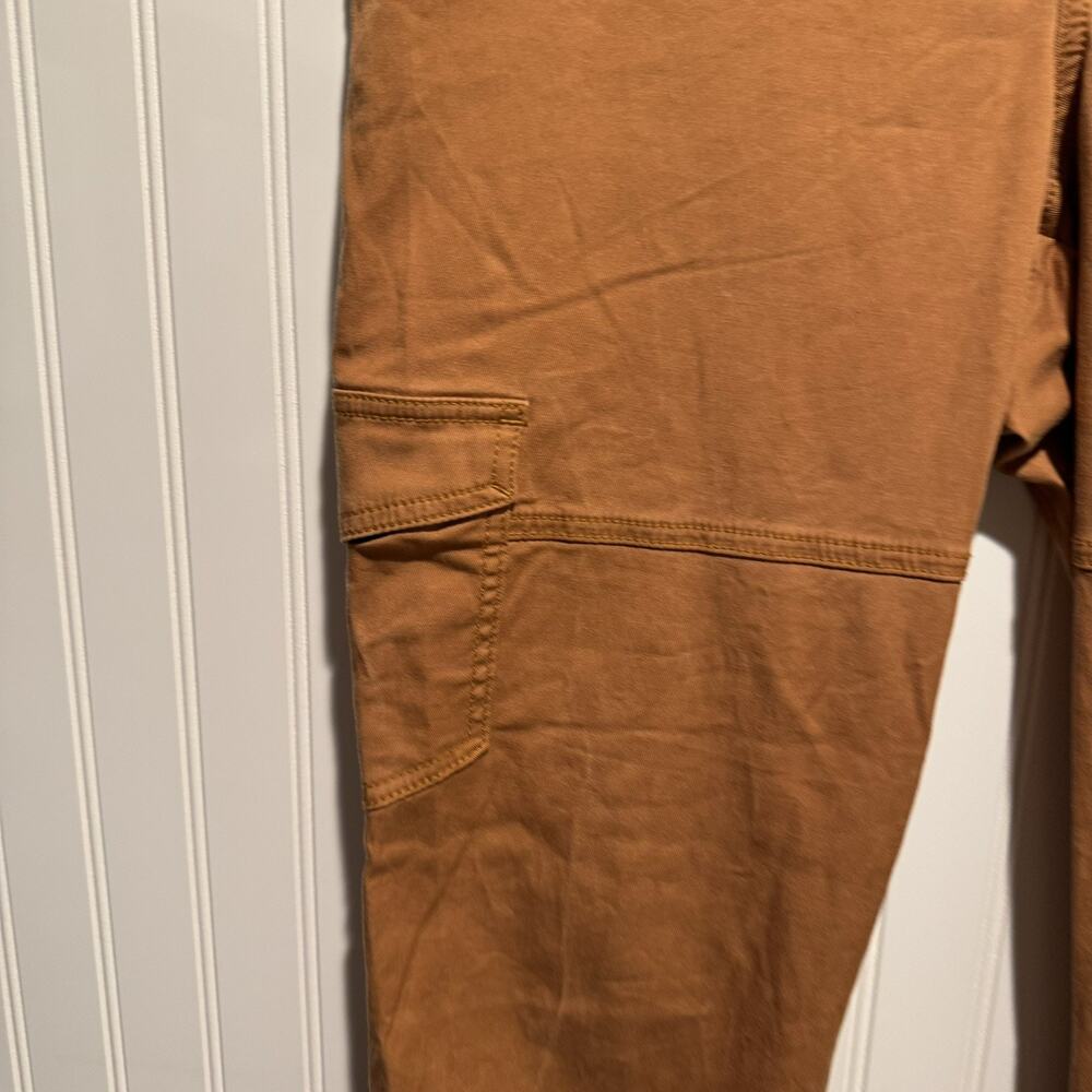 Cabi Golden Tan Paperbag Cargo Pants Size 10 - Picture 3 of 6